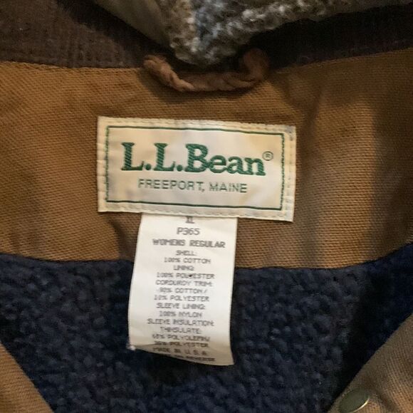 Vintage Made In USA LL Bean Women’s‎ XL Winter Jacket - Picture 2 of 5